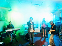 Teenage Rock Band Performing